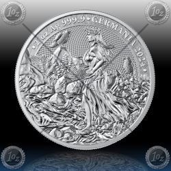2oz GERMANIA 10 Mark 2024 *BU